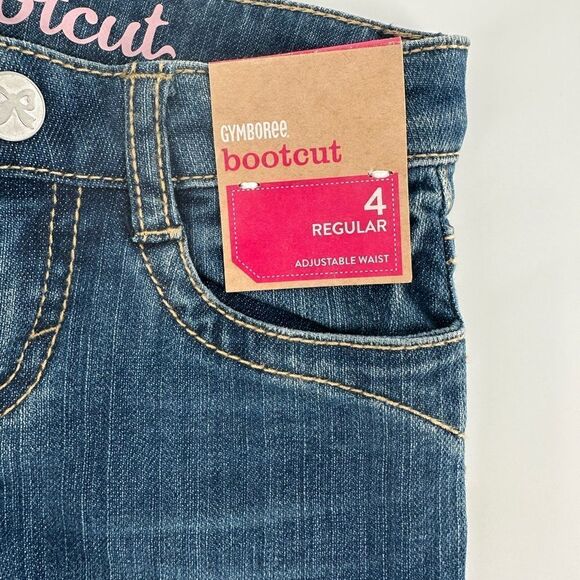 Girls Denim Jeans W/adjustable Waist-NWT-Sz 4 - Picture 3 of 6